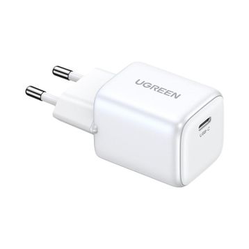 Ugreen Nexode Gan 2 Mini 20W Type-C Pd Beyaz Hızlı Şarj Cihazı