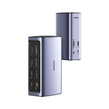 Ugreen RJ45 Type-C 12 Çıkışlı 8K HDMI Gen 3.1 Çalışma İstasyonu