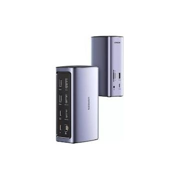 Ugreen RJ45 Type-C 12 Çıkışlı 8K HDMI Gen 3.1 Çalışma İstasyonu