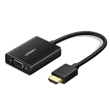 Ugreen Siyah Hdmı To Vga Aux Dönüştürücü