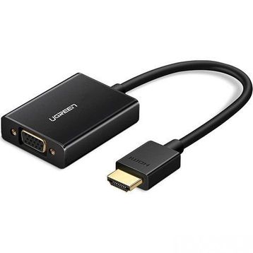 Ugreen Siyah Hdmı To Vga Aux Dönüştürücü