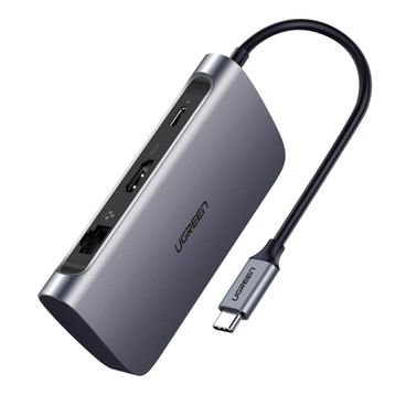 Ugreen Type-C HDMI Ethernet USB PD Dönüştürücü