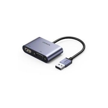 Ugreen USB 3.0 1080P 60 Hz Full HD HDMI VGA Dönüştürücü Adaptör