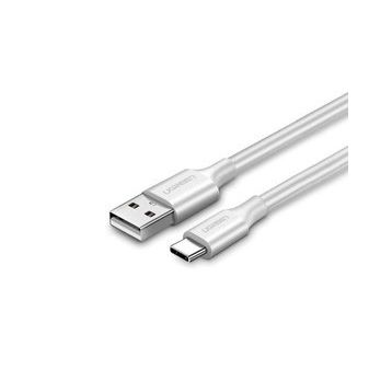 Ugreen USB Type-C Beyaz 2 mt Şarj ve Data Kablosu