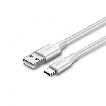 Ugreen USB Type-C Beyaz 2 mt Şarj ve Data Kablosu