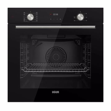 Uğur UAF 6011D SCPET Fry Art Siyah Ankastre Fırın
