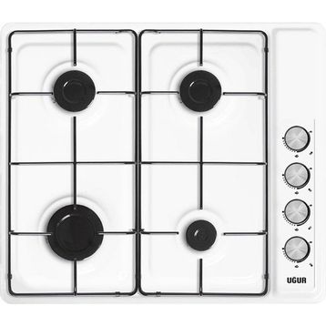 Uğur UEO 6040W0 Bey 1R1 Beyaz Set Üstü Ocak