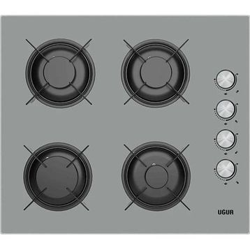 Uğur UEO 6040W0 GCY 2R1 Gri Set Üstü Ocak