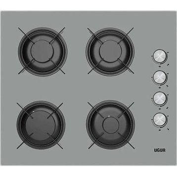 Uğur UEO 6040W0 GCY 2R1 Gri Set Üstü Ocak