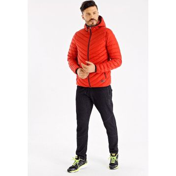 Uhlsport 1119154 Grey Kırmızı Erkek Mont