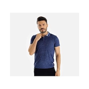 Uhlsport 3201114-21.130 Lacivert Polo Pamuk Hold M Erkek T-Shirt