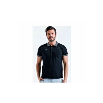 Uhlsport 3201131-20.002 Siyah Polo Yaka Pamuk Slınce M Erkek T-Shirt