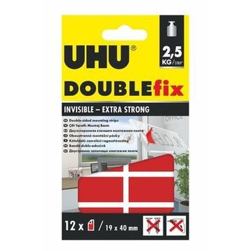 Uhu UHU45515 Doublefix Şeffaf Güçlü Montaj Şeridi