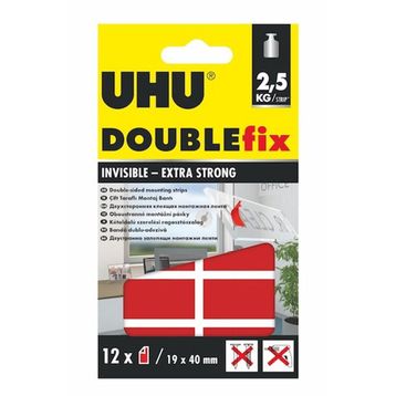 Uhu UHU45515 Doublefix Şeffaf Güçlü Montaj Şeridi