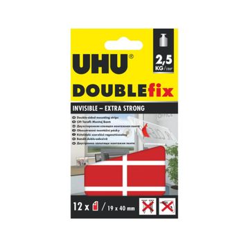 Uhu UHU45515 Doublefix Şeffaf Güçlü Montaj Şeridi