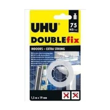 Uhu UHU46855 Doublefix Güçlü Çift Taraflı Montaj Bantı