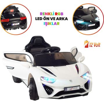 UJ Toys Beyaz Jagor 12V Akülü Araba