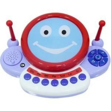 UJ Toys Işıklı Müzikli Notalı Eğlenceli Pilli Davul