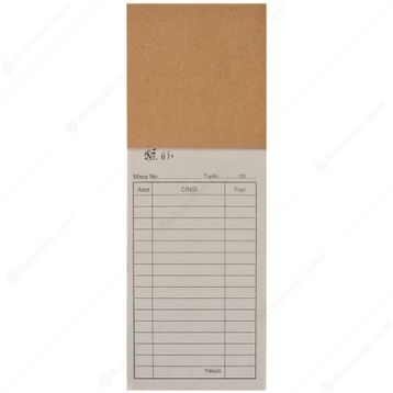 UK 50 YP 9x16.5 cm Adisyon Fişi