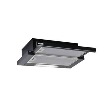 Ukinox Trager S 500 60 cm Siyah Aspiratör