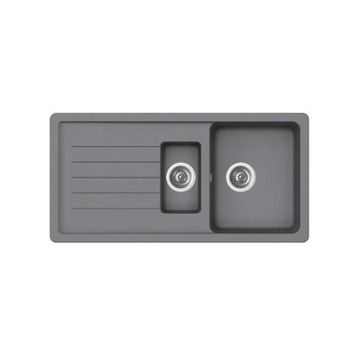Ukinox Valente D-150 L Croma Granit Eviye