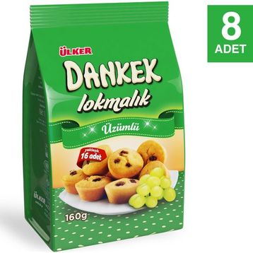 Ülker 160 gr Dankek Lokmalık Üzümlü Kek