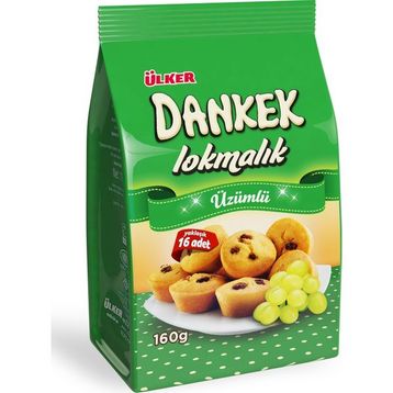Ülker 160 gr Dankek Lokmalık Üzümlü Kek