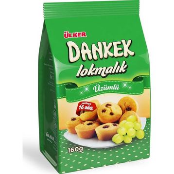Ülker 160 gr Dankek Lokmalık Üzümlü Kek