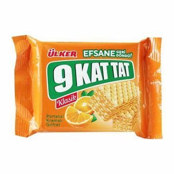 Ülker 39 gr 9 Kat Portakal Kremalı Gofret