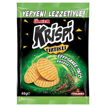 Ülker 48 gr Krispi Tırtıklı Taco Baharatlı Kraker