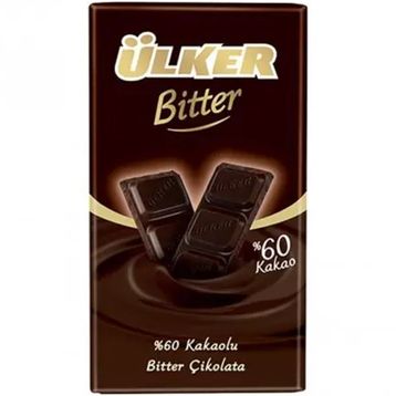 Ülker 80 gr Bitter Tablet Çikolata
