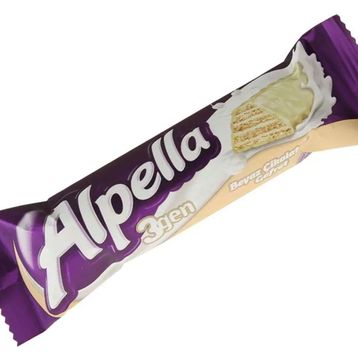 Ülker Alpella 3gen 24 gr Beyaz Çikolatalı Gofret