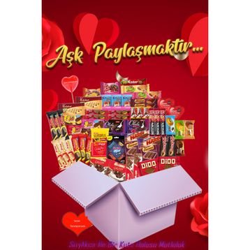 Ülker Aşk Paylaşmaktır 58 Parça Orta Boy Atıştırmalık Paketi