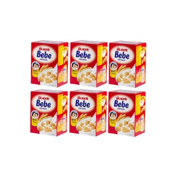 Ülker Bebe 12 Vitamin 7 Mineral 6x800 gr Sütlü Bebek Bisküvisi