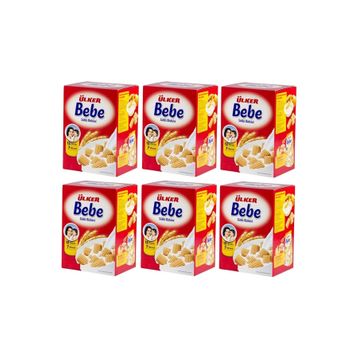 Ülker Bebe 12 Vitamin 7 Mineral 6x800 gr Sütlü Bebek Bisküvisi