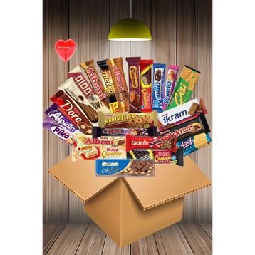 Ülker Efsane Yeni Atıştırmalık Çikolata Paketi 24 Parça