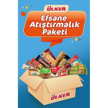 Ülker Efsane Yeni Atıştırmalık Çikolata Paketi 24 Parça