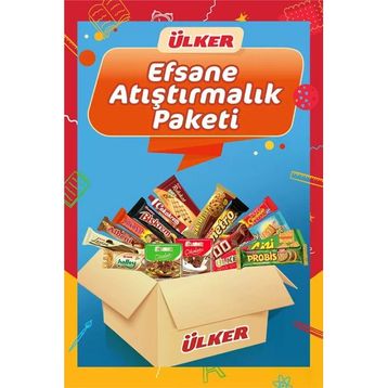 Ülker Efsane Yeni Atıştırmalık Çikolata Paketi 24 Parça