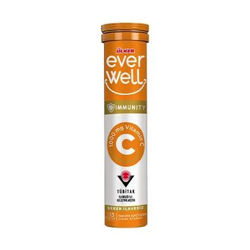 Ülker Everwell Vitamin C 15 Efervesan Tablet