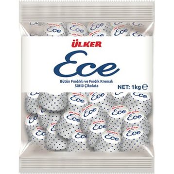 Ülker Fındıklı Poşet 1 kg Ece İkramlık Çikolata