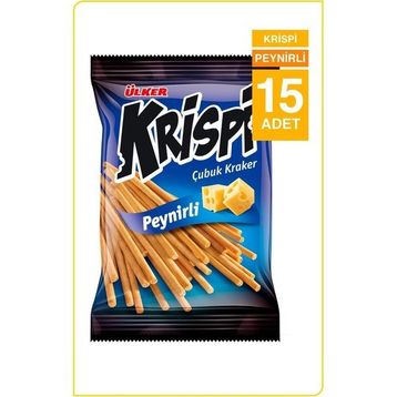 Ülker Krispi 54 gr Peynirli Çubuk Kraker (15 adet)