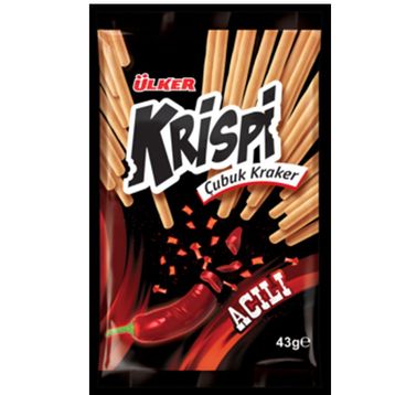 Ülker Krispi Acılı Çubuk Kraker 43 G