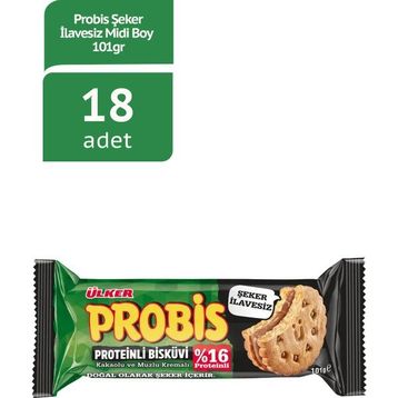 Ülker Probis 101 gr Şeker İlavesiz Bisküvi