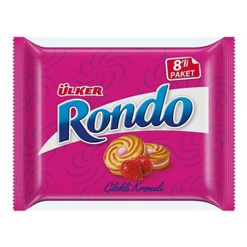Ülker Rondo Çilek Kremalı Bisküvi 544 gr