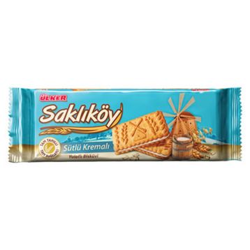 Ülker Saklıköy Sütlü Kremalı 100 gr Bisküvi