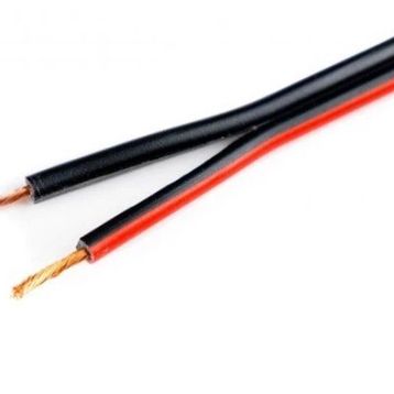 Ülkü ÜK-2102 2x0.75 mm Siyah/Kırmızı Yassı Kordon