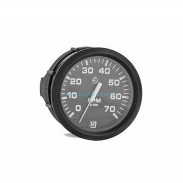 Ultraflex Uflex F08 0-7000 RPM Siyah Devir Göstergesi