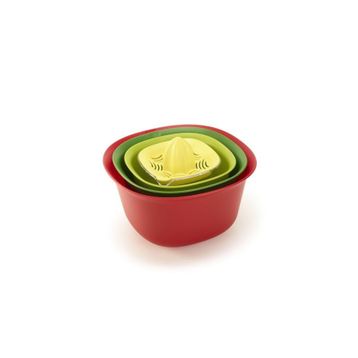 Ultraform 5 Parça İntro Kırmızı Karıştırma Kabı Set