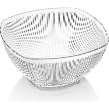 UltraForm Barok Küçük Şeffaf Kare Salata Kasesi