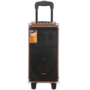 Ultratekno B-Q12 50 W Süper Bass Valiz Kablosuz Mikrofonlu Bluetooth Hoparlör